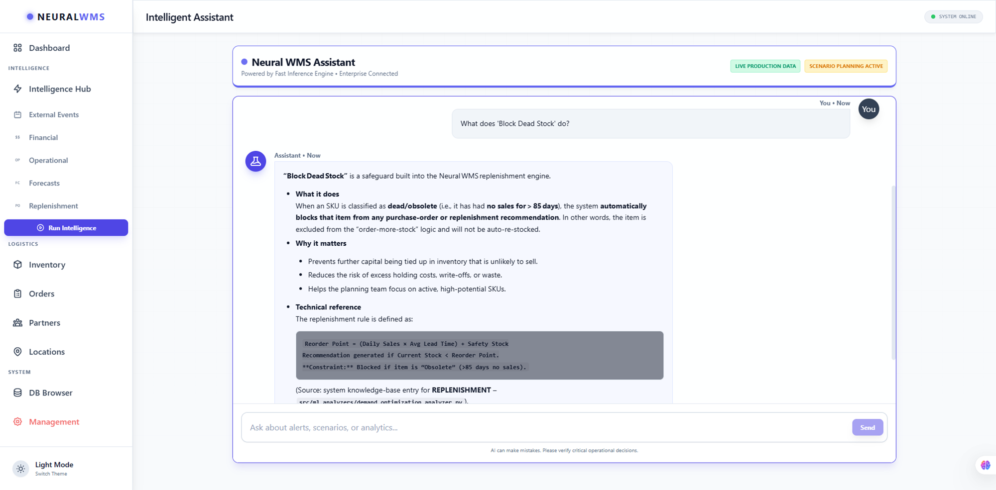 Ask about system rules